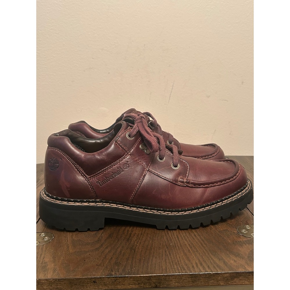Timberland Men's Y2K Size 10M Brown leather Casual Work boots 83034 5427
